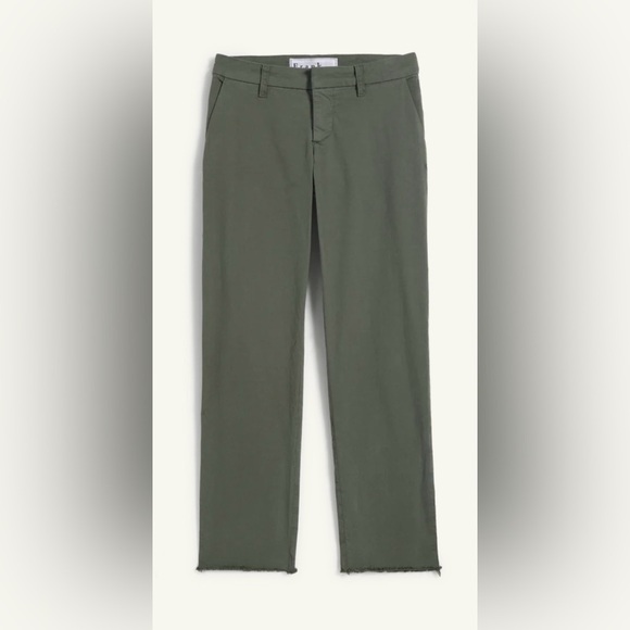 Frank & Eileen Wicklow Italian Performance Chino Pants Army Green - Picture 5 of 9
